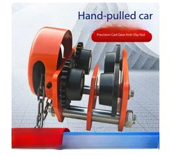 Hand-Pushed and Hand-Pulled Trolleys I-Beam Pulley Blocks Lifting Pulleys