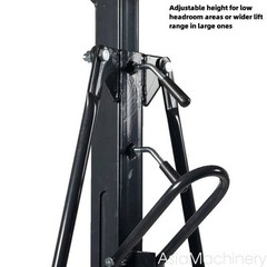Steel Gantry Crane 1 Ton Portable Adjustable Shop Lift 2000lb Load Cap AGT