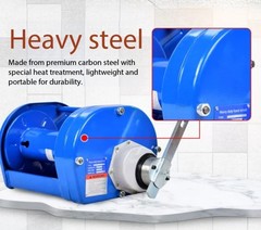 Manual Winch, Bidirectional Self-Locking, Heavy-Duty Winch, Hoist, Small Crane