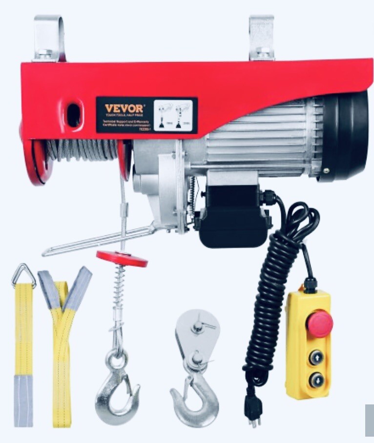 Brand New in Sealed Box ￼Heavy Duty ￼ ￼2200Lb. Electric Hoist WithRemote Control
