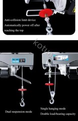 Miniature Electric Hoist 220v Household Small Crane Crane Lift Hoist