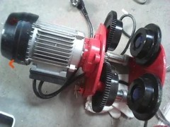 1T 220V/50HZ 1-PHASE Electric Trolley Used with Mini Electric Wire Rope Hoist