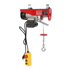 4400LBS Electric Hoist Winch Engine Crane with Remote Control 110V