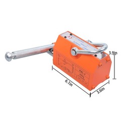 Magnetic Lifter Lifting Magnet 880lbs/400kg Pulling Capacity 2.5 Safety Factor