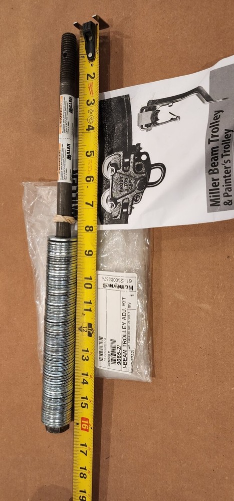 HONEYWELL MILLER I-Beam trolley adjustment Kit 9065-2/ 612230086374 new open bx