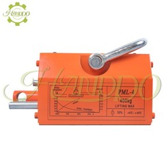 Permanent Magnetic Lifter Lifting Magnet 880 lbs/400 kg 2.5 Safety Factor Orange