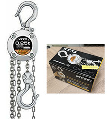 KITO CX003 Chain Block CX 250kg x 2.5m With Overload Limiter NEW