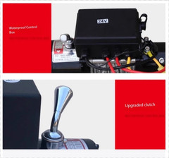 Electric Winch 12V/24V Off-Road Vehicle Self-Rescue Electric Hoist Winch
