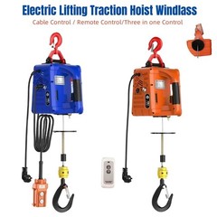 Portable Electric Winch Electric Lifting Traction Hoist Windlass Electric Hoist