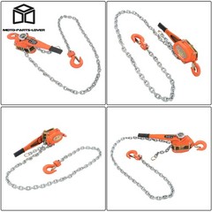 Wrench Block Steel Hoist Manual Lever Chain Hoist 6600lb Capacity 10ft G80 Chain