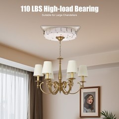 Electric Chandelier Hoist, 2 in 1 Chandelier Hoist Lifter System +Remote Control
