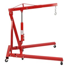 2 Ton Folding Engine Hoist Heavy Duty Engine Hydraulic Shop Crane 4 Level Adjust