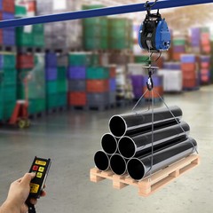 Electric Hoist Winch Electric Winch 30m Wire Rope 500kg Steel Plate 110V New