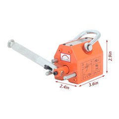 Magnetic Hoist 220 lbs/100 kg Capacity 2.5 Safety Factor Magnetic Lifter