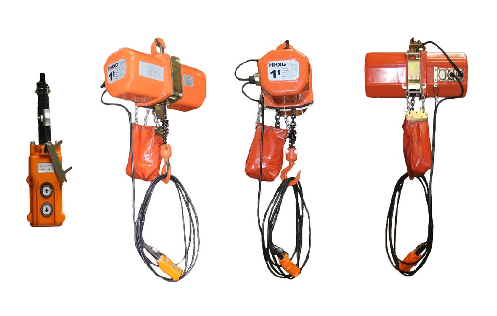 1 ton Electric Chain Hoist 2000 lb. electric crane hoist 20 ft chain Lift