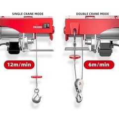 220V Electric Hoist Remote-Controlled Household Micro-Mini Crane 1-Ton Lifter
