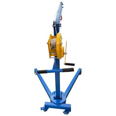 Folding Elevator 1100LBS Hand Lift Crane Hoist Winch for Loading Lifting