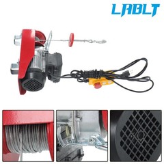 LABLT PA200 440lbs Electric Hoist with 14 FT Wired Remote Control 110V Motor