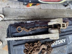 Vintage Tug It 1 1/2 Ton Ratchet Chain Hoist Winch Rigging Puller Lift Used