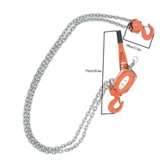 6 Ton 10 FT Lever Block Chain Hoist Ratchet Type Come Along Puller 13200LB