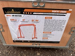 Landhonor Gantry Crane with a American Power 410 Chain Hoist 1 Ton