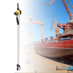 Chain Hoist 1/4 ton 550Lbs Capacity 5ft Lift Manual Lever Chain Hoist Resists