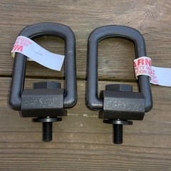 Jergens Alloy Steel SP2000 Side Pull Metric Hoist Ring 725 Kg Load Limit Lot X2