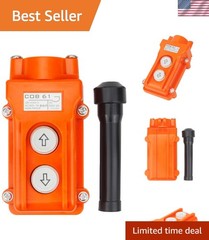 Elevate with Confidence: Rainproof Manual Push Button Switch for Hoists & Cranes