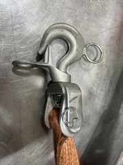 Chance Hoist 1 Ton Hot Stick Ratcheting Strap Hoist. Item ID #20. Used Surplus