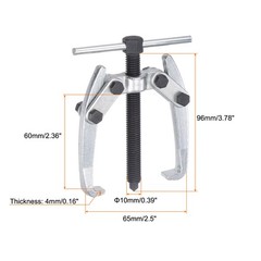 2.5″ 2-Jaw Gear Puller for Bearings Pulleys Remove Steel Separate Lifting Device