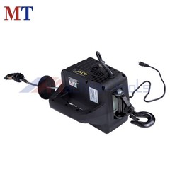 2-in-1 1100lbs Portable Electric Hoist Winch with Wired Remote Control 1500W
