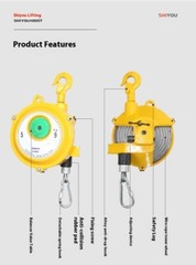Spring Balancer Self-locking Tower Tension Crane Spring Suspension Balance