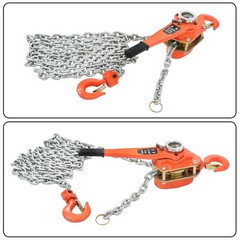 20ft 6600lb Capacity Wrench Lever Block Steel Hoist Manual Chain Hoist G80 Chain
