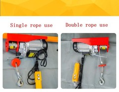 100/200 Kg Electric Hoist Wire Rope Suspension Crane, Electric Winch 220V
