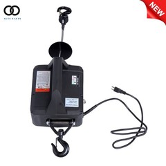 2-in-1 Electric Hoist Winch, 1500W Portable Power, 1100 lbs Lift Capacity