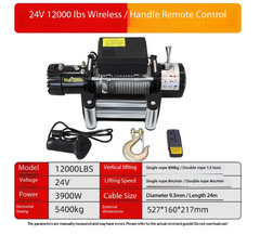 Electric Winch 12V/24V Vehicle-mounted Mini Crane Off-road Vehicle Self-rescue
