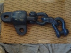 CRANE OVERHEAD RIGGING YOUNG BANTAM BARREL SWIVEL USA USED 67 POUNDS FREE SHIP