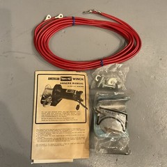 American Power Pull Winch AG 1500 12 Volt w/ hardware and manual
