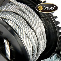 800lbs Capacity Heavy Duty Hand Winch, Crank Strap Gear Winch with 26 feet St…