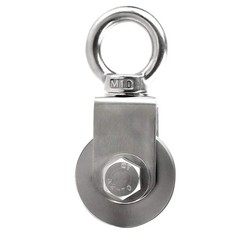 U Cable Pulley Wheel, Swivel Single Pulley Block, Stainless Steel, Bearing In…