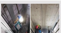 Elevator Special Cable Climber Construction Basket Lifting Machine