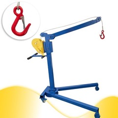 Small Portable Foldable Hoist Hand-cranked Lifting Machine Folding Hand Crane