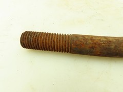 Crane Rail Bolts 11/16″ Rod 3/4″-10 Threaded 8″ Long 3″ Hook Lot of 20