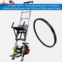 TP250 Ladder Elevator V-Drive Belt Size 51 Inches Replacement Tranzporter Roof,