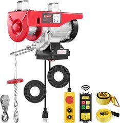 120V Electric Winch with 328 ft Wireless Control – Heavy Duty & Efficient