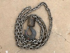 11-foot Spark Resistant Hoist Chain Brass Bronze Hook Stainless Steel KB-357-A