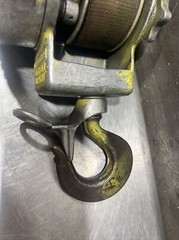 Chance Hoist 1 Ton Hot Stick Ratcheting Strap Hoist. Item ID #23. Used Surplus