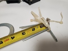 Crane Jib Pin 5lb 6″ x2″ x2″ w 4x 3″ Cotter Pin 4x 3″ Washer ? LOAD & A-2-B Co ?