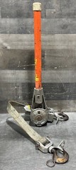 Chance Hoist 1 Ton Hot Stick Ratcheting Strap Hoist. Item ID #59 Used Surplus