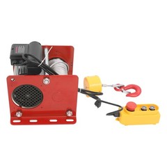 881LBS Electric Hoist Winch Tool Sets With Wired Control & Long Steel Wire Rope